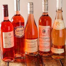 group of rose wines