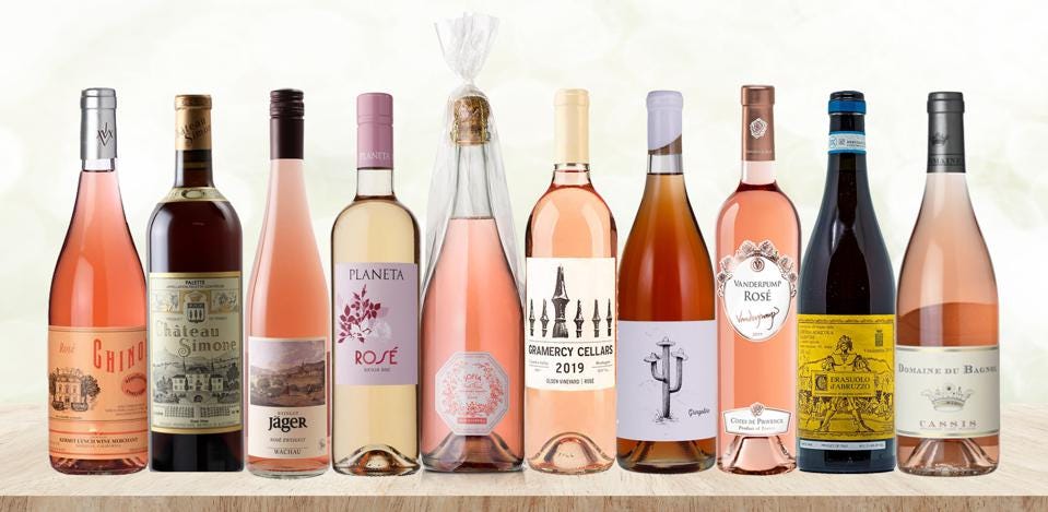 Rose Wine Selection